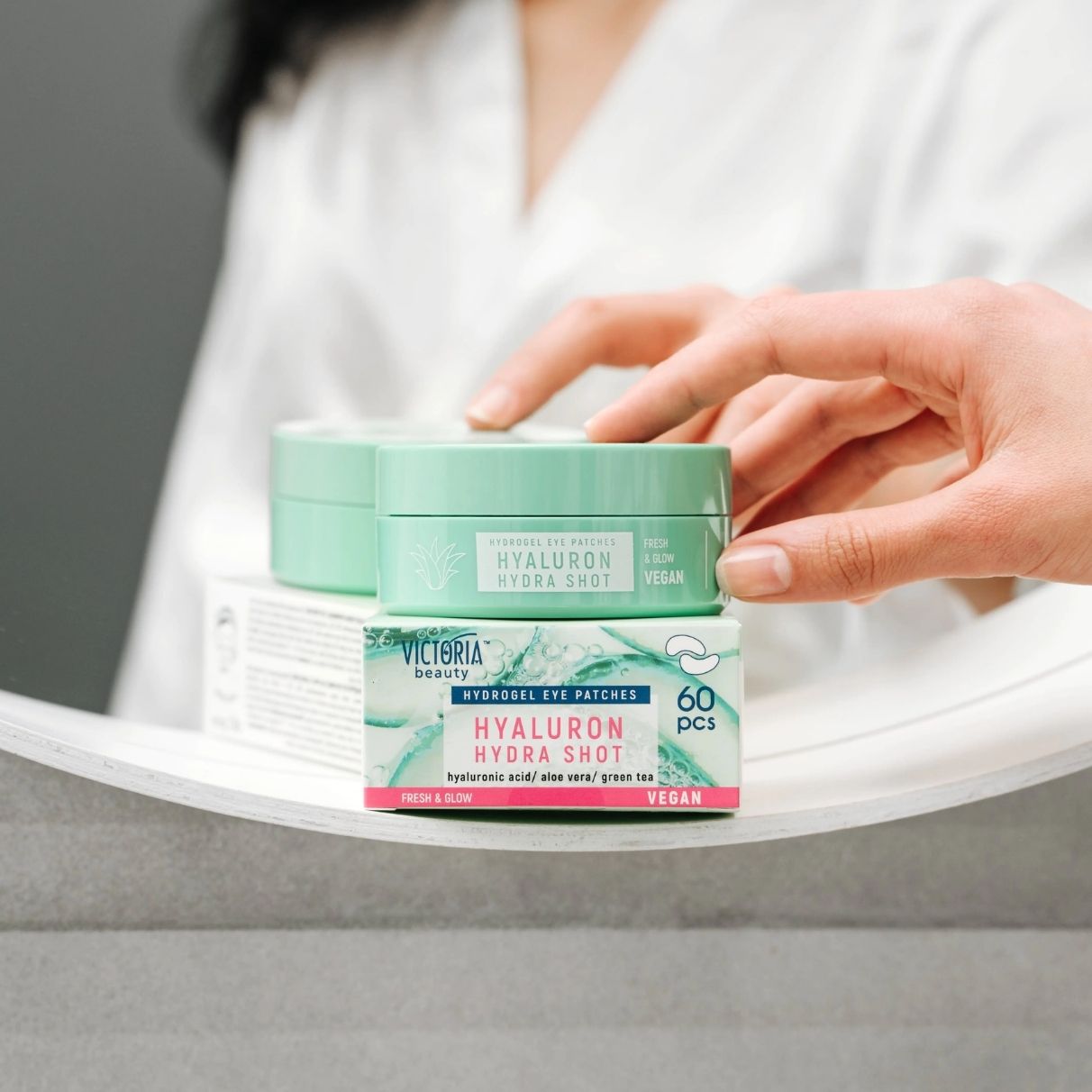 Patchs oculaires hydrogel Hydra Shot  Victoria Beauty – Image 2